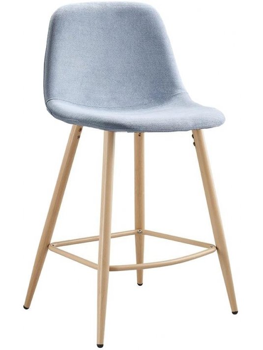 Полубарный стул 350S голубой TD3052-4 / дерево