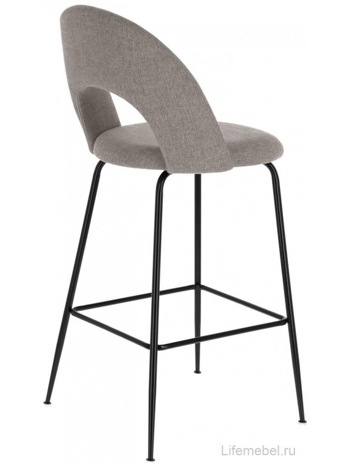 Полубарный стул Mahalia светло-серый