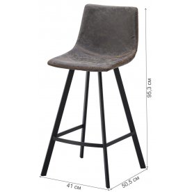 Полубарный стул CQ-8307A-6