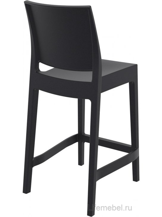 Полубарный стул Maya черный