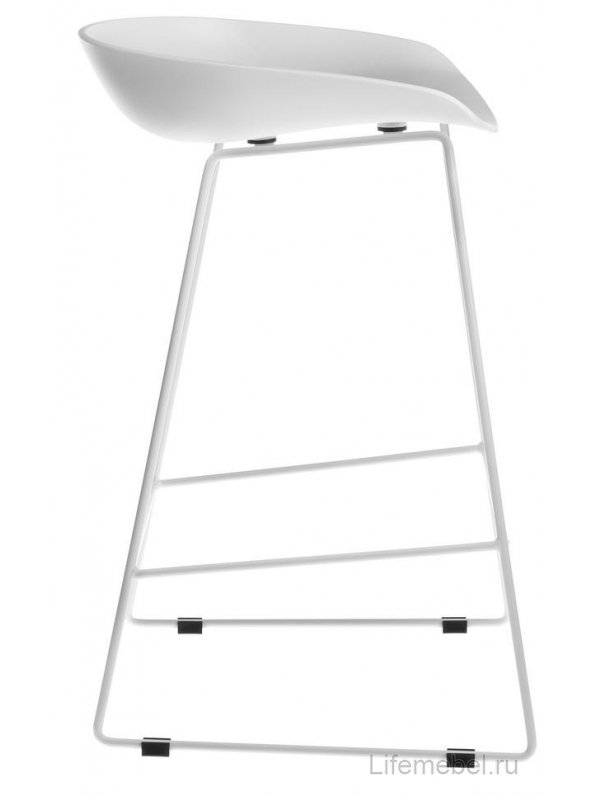Полубарный стул Neo белый