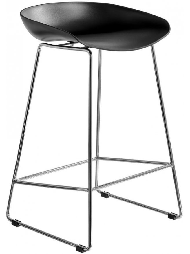 Полубарный стул Neo чёрный