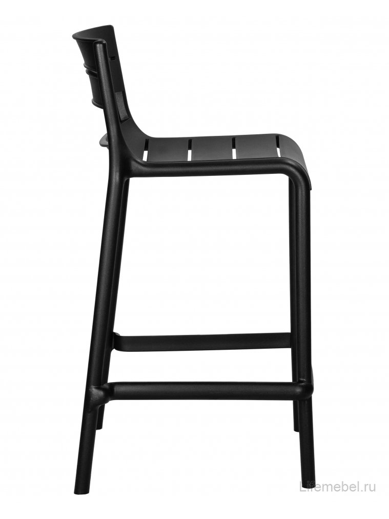 Полубарный стул Nessa черный