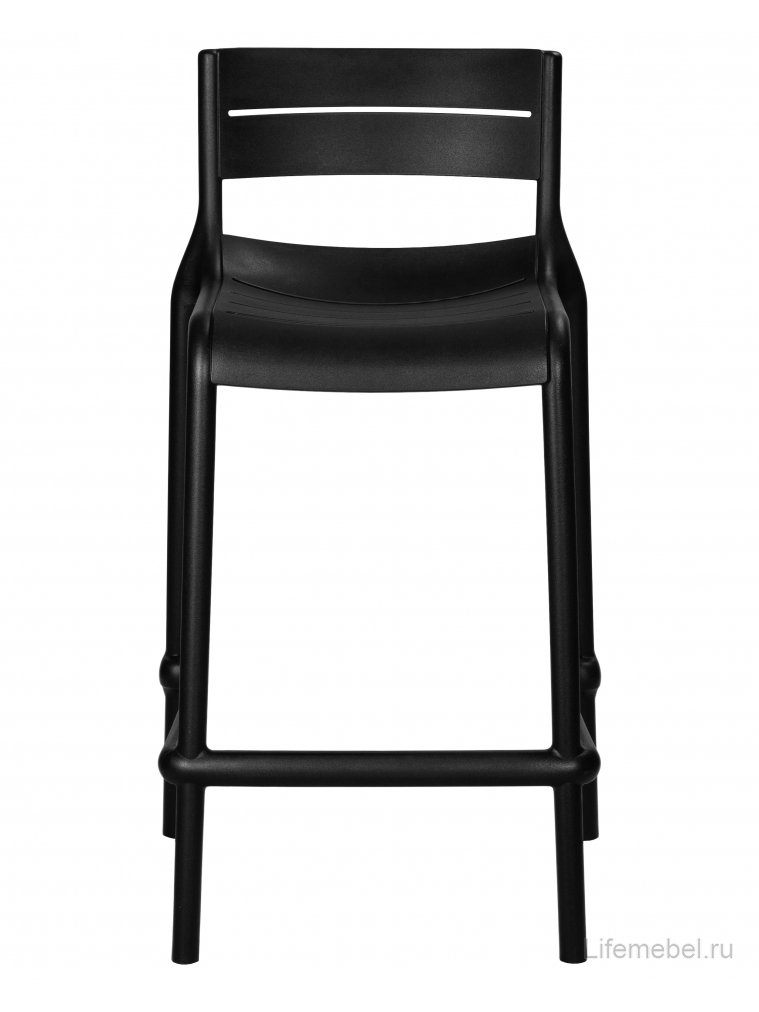 Полубарный стул Nessa черный
