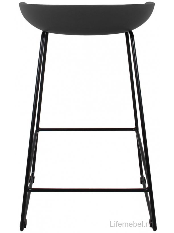 Полубарный стул полубарный Neo чёрный / черный