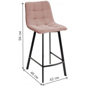 Полубарный стул Chili-QB Square