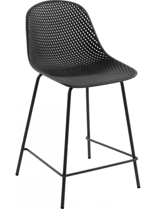 Полубарный стул Quinby серый