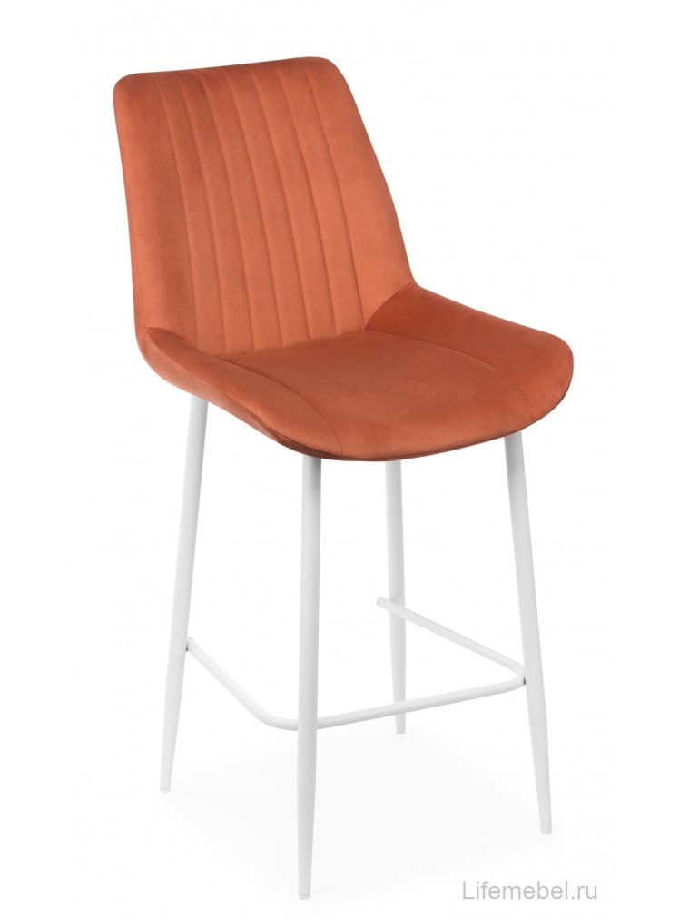 Полубарный стул Седа 360 терракотовый (zd 432) / белый