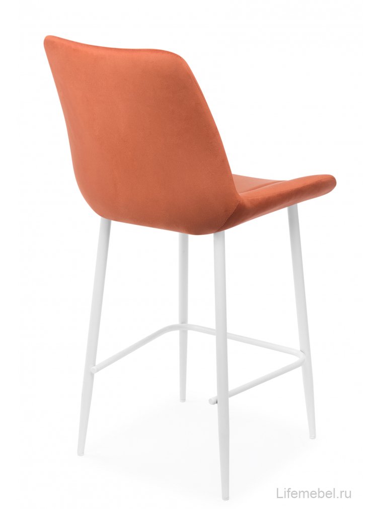 Полубарный стул Седа 360 терракотовый (zd 432) / белый