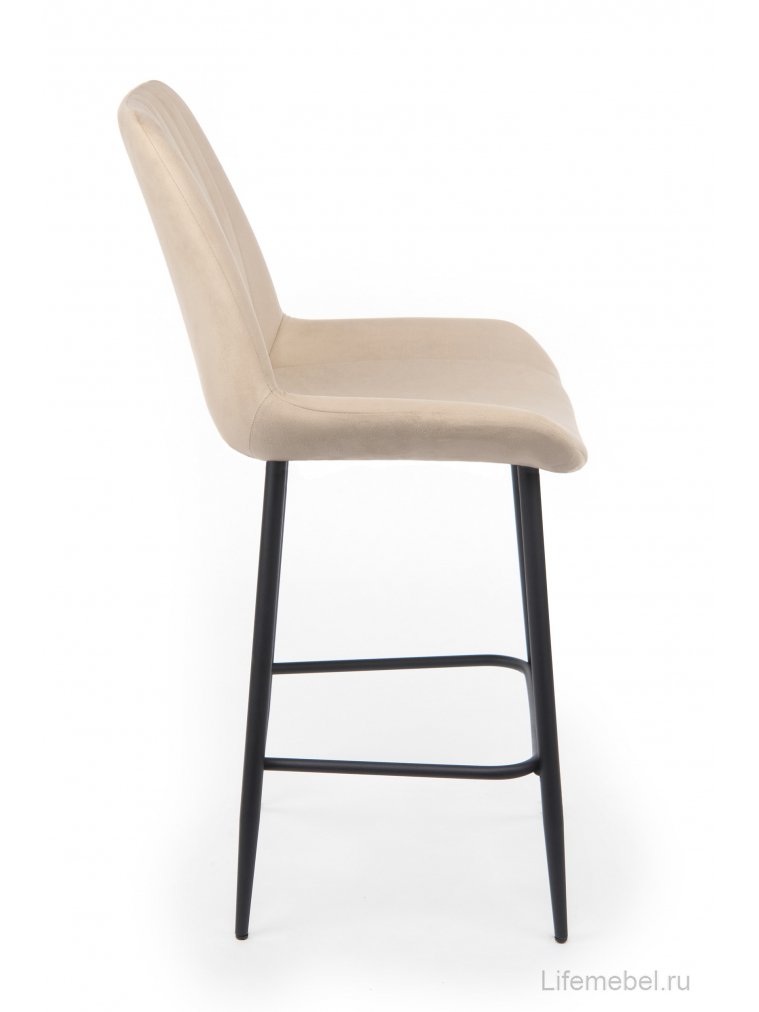 Полубарный стул Седа бежевый (zd 210) / черный