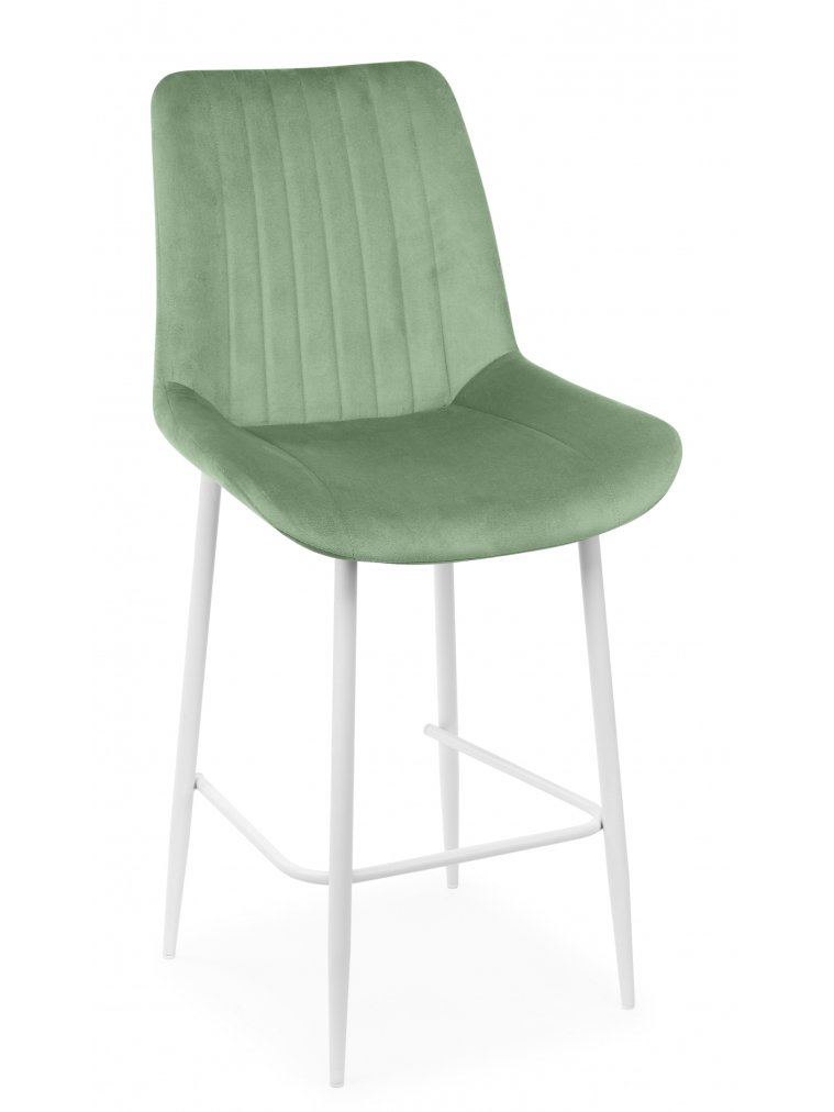 Полубарный стул Седа фисташковый (zd 651) / белый