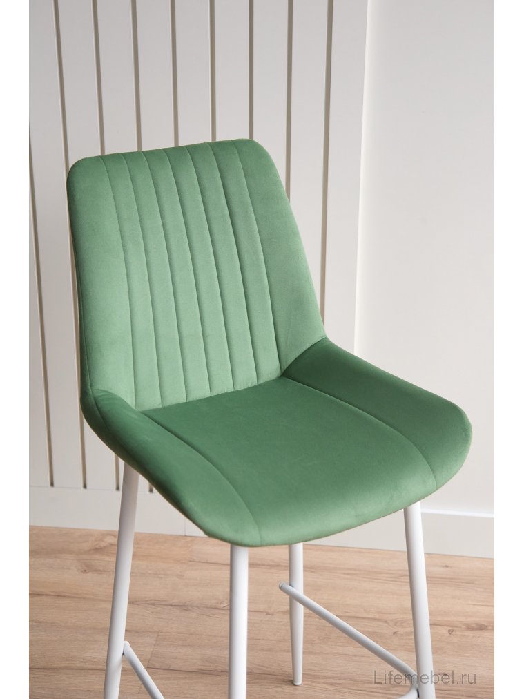 Полубарный стул Седа фисташковый (zd 651) / белый