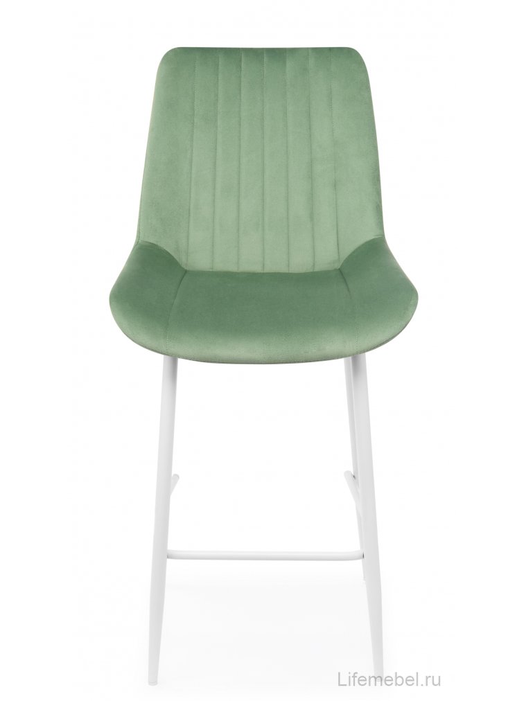 Полубарный стул Седа фисташковый (zd 651) / белый
