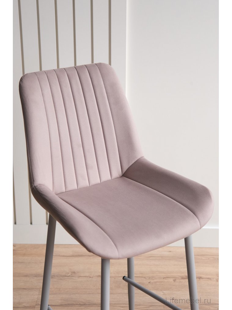 Полубарный стул Седа латте (zd 290) / серый