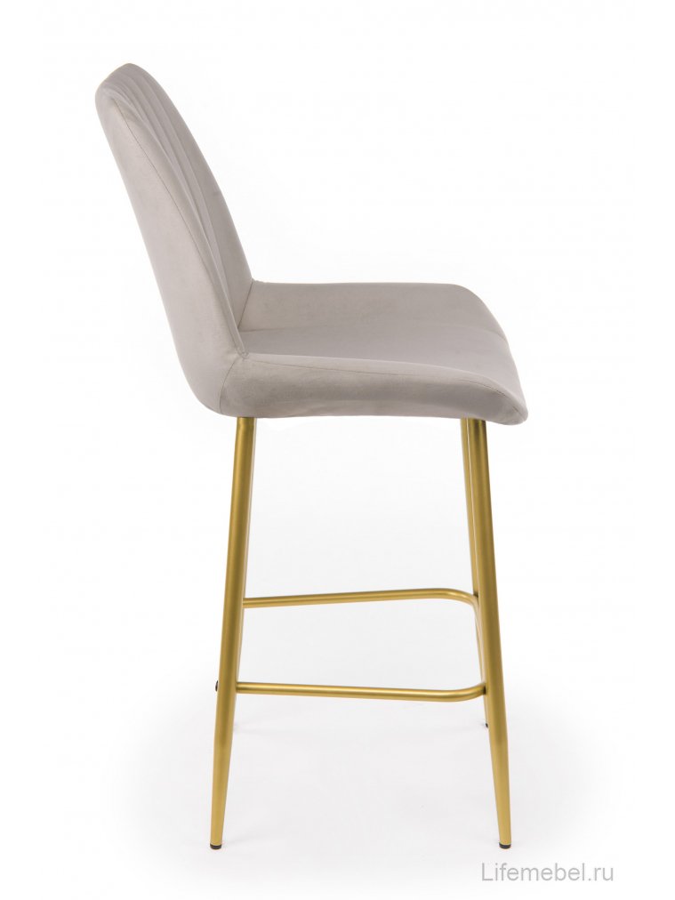 Полубарный стул Седа латте (zd 290) / золотой
