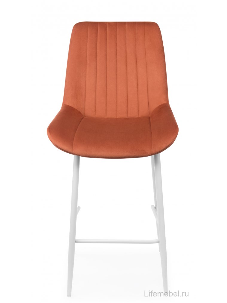 Полубарный стул Седа терракотовый (zd 432) / белый