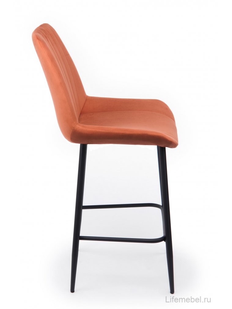Полубарный стул Седа терракотовый (zd 432) / черный