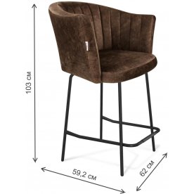 Полубарный стул Sheffilton SHT-ST42-1/S29-1