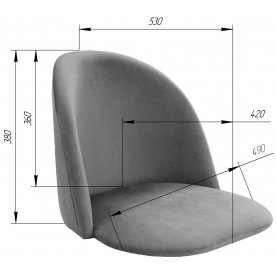 Полубарный стул SHT-ST35/S65-1