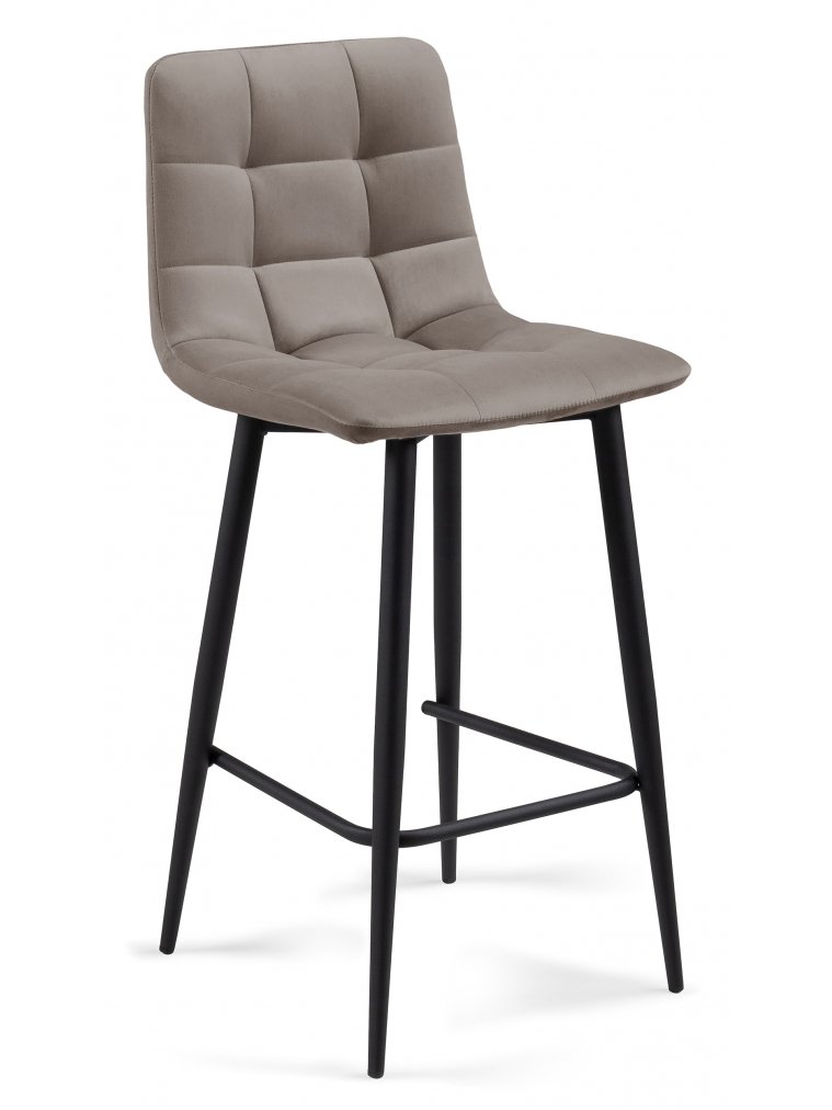Полубарный стул Симпл латте / черный