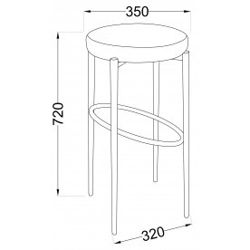 Полубарный стул SВ-14