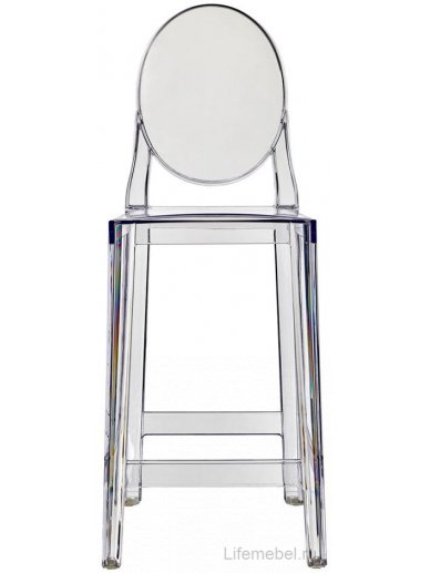 Полубарный стул Victoria Ghost прозрачный