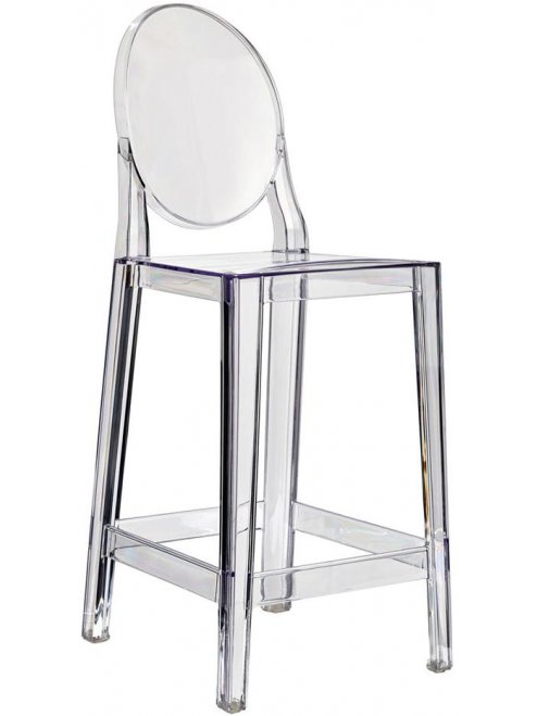 Полубарный стул Victoria Ghost прозрачный