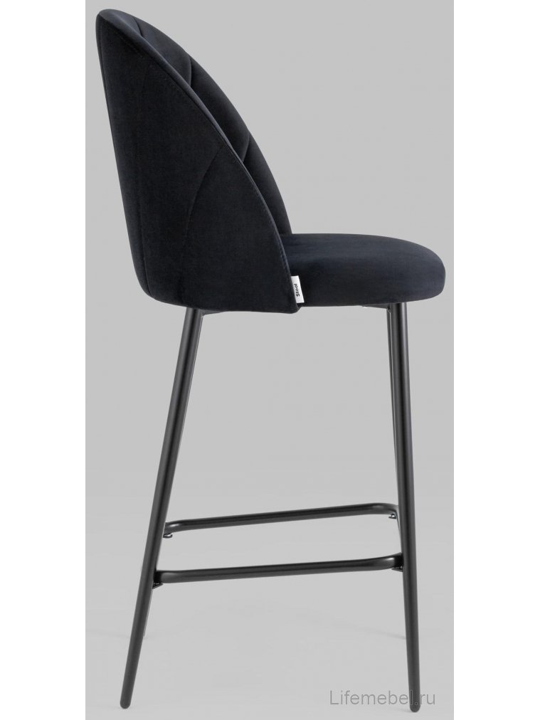 Полубарный стул Закур черный