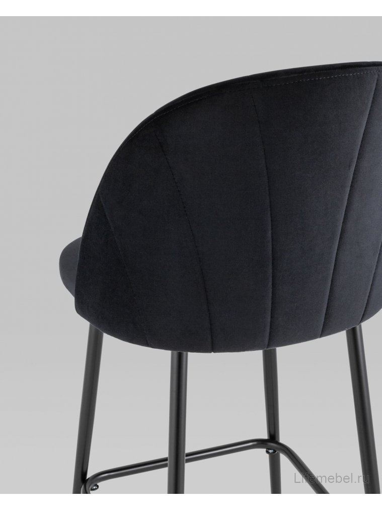 Полубарный стул Закур NEW черный