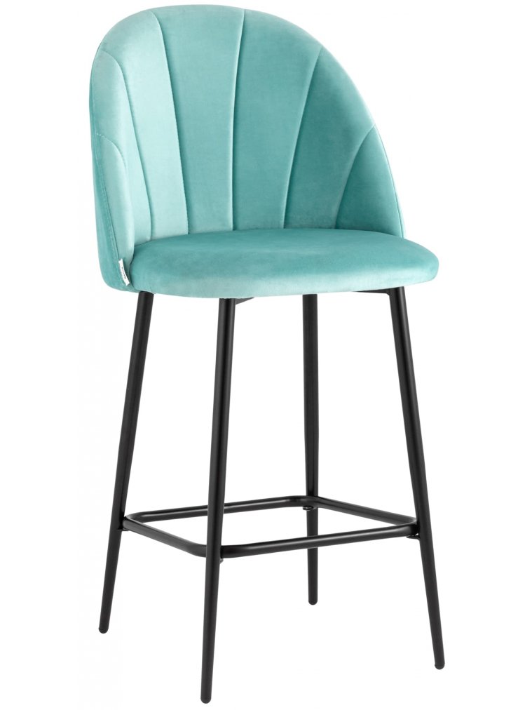Полубарный стул Закур пыльно-голубой