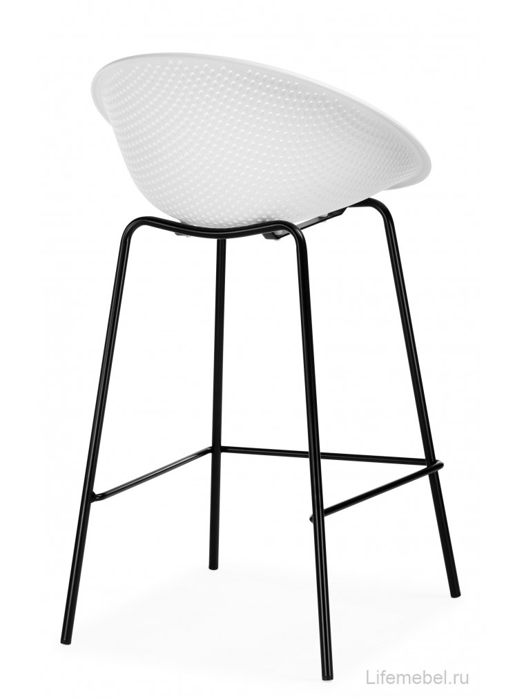 Полубарный стул Zeta white  / black