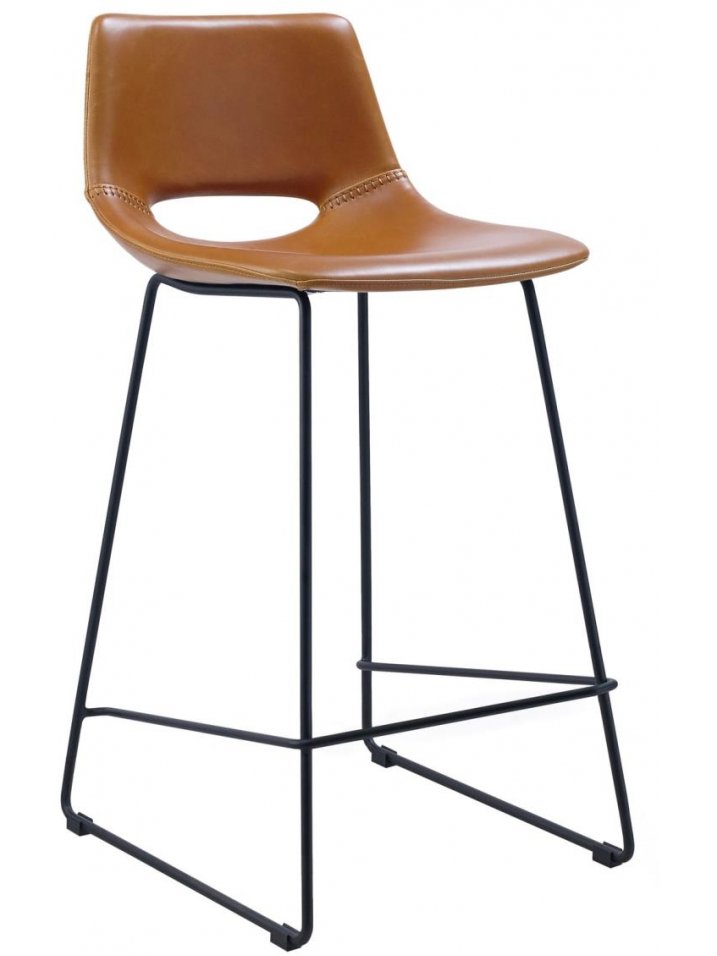Полубарный стул Ziggy коричневый