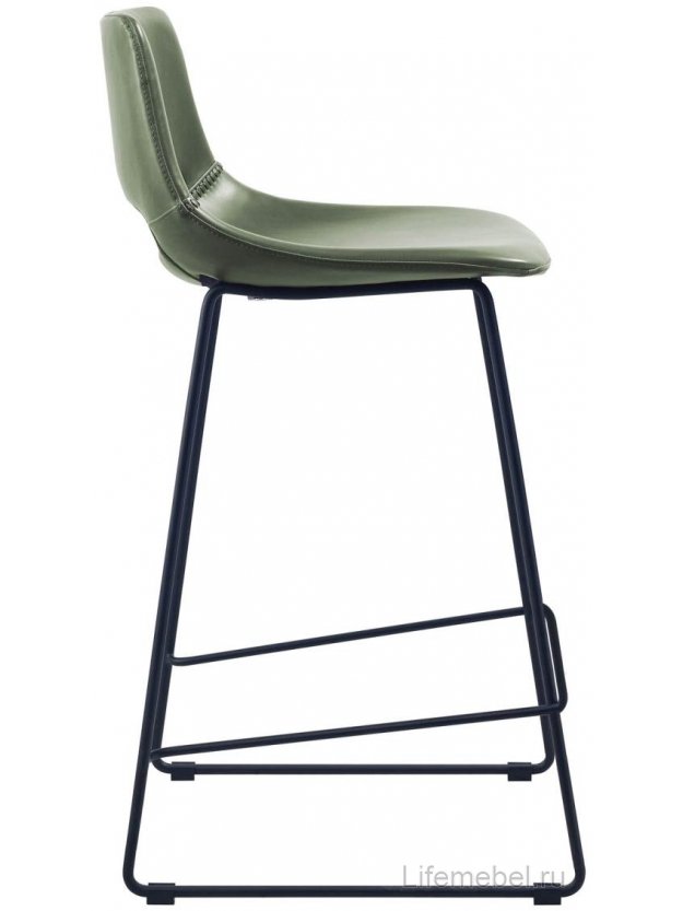Полубарный стул Ziggy зеленый