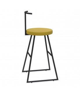 Барный стул Сканди-65 софт ткань ricco/черный