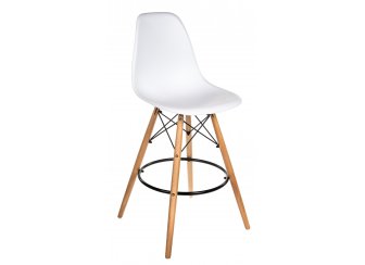 Барный стул Eames PC-007 белый