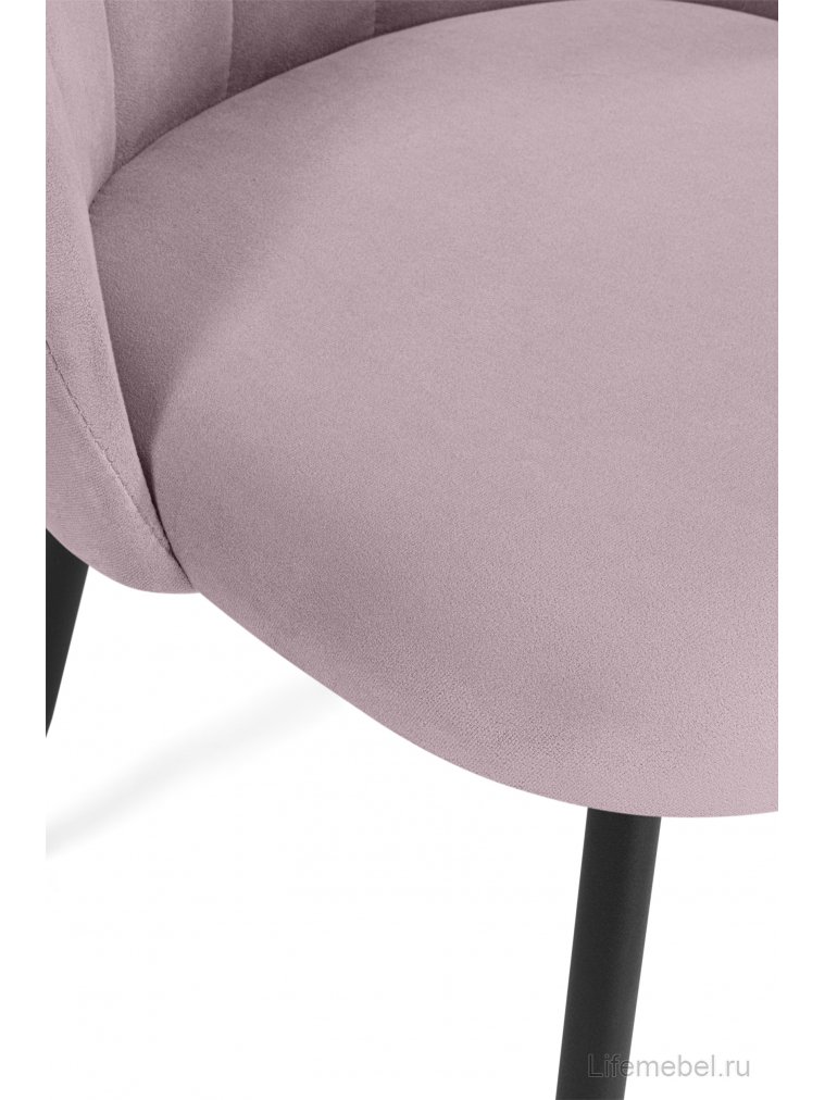 Стул на металлокаркасе Логан 01 vellutto 11 / черный