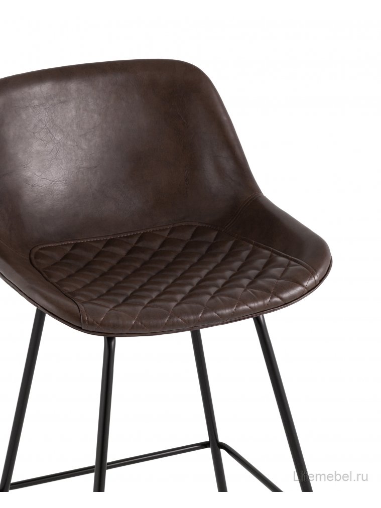 Полубарный стул Сигит коричневый