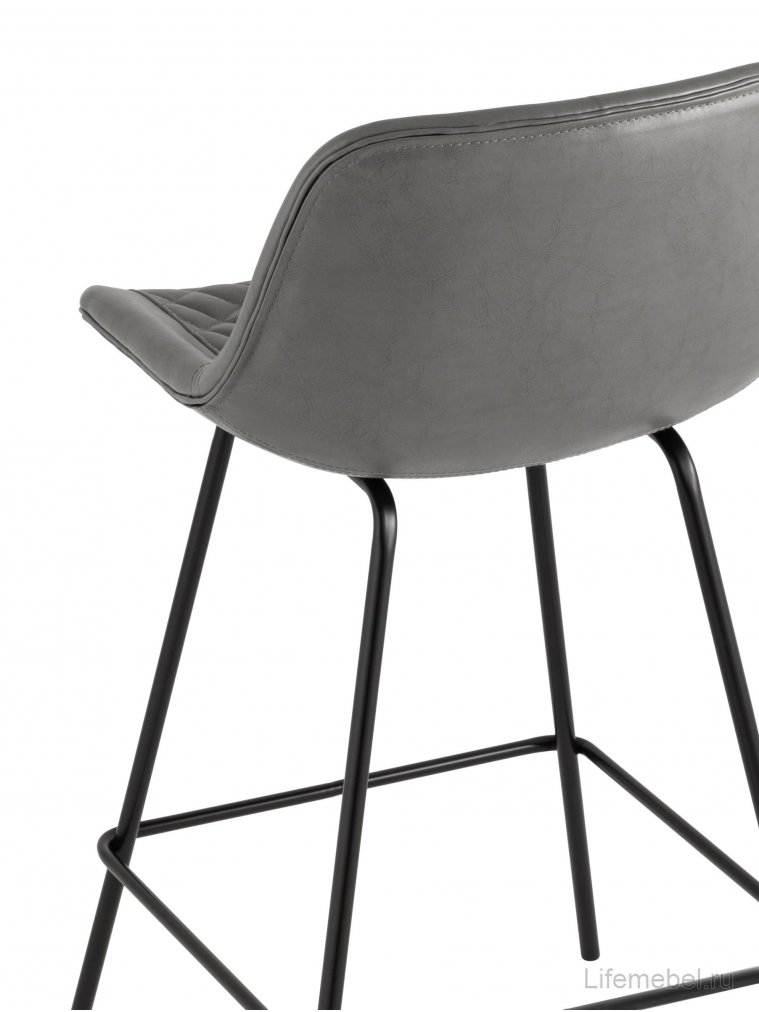 Полубарный стул Сигит серый