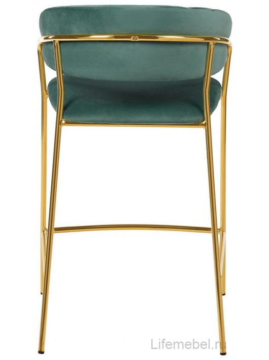 Полубарный стул Turin мятный / золотой