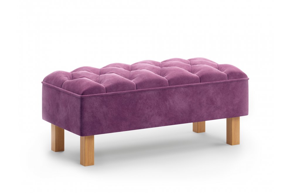 Банкетка Агат фиолетовая