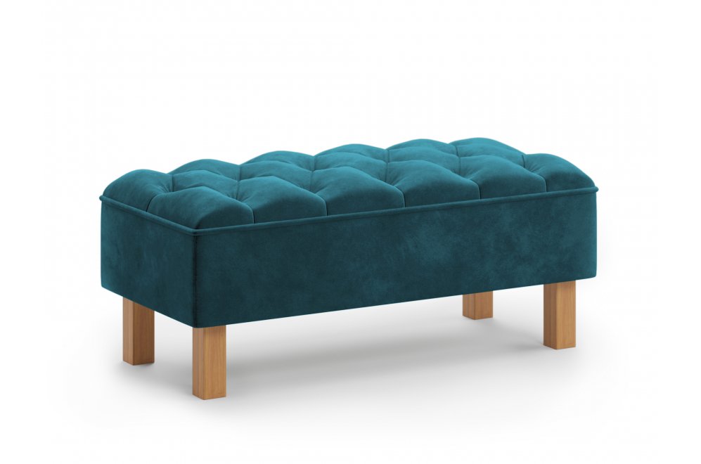 Банкетка Агат темно-зеленая