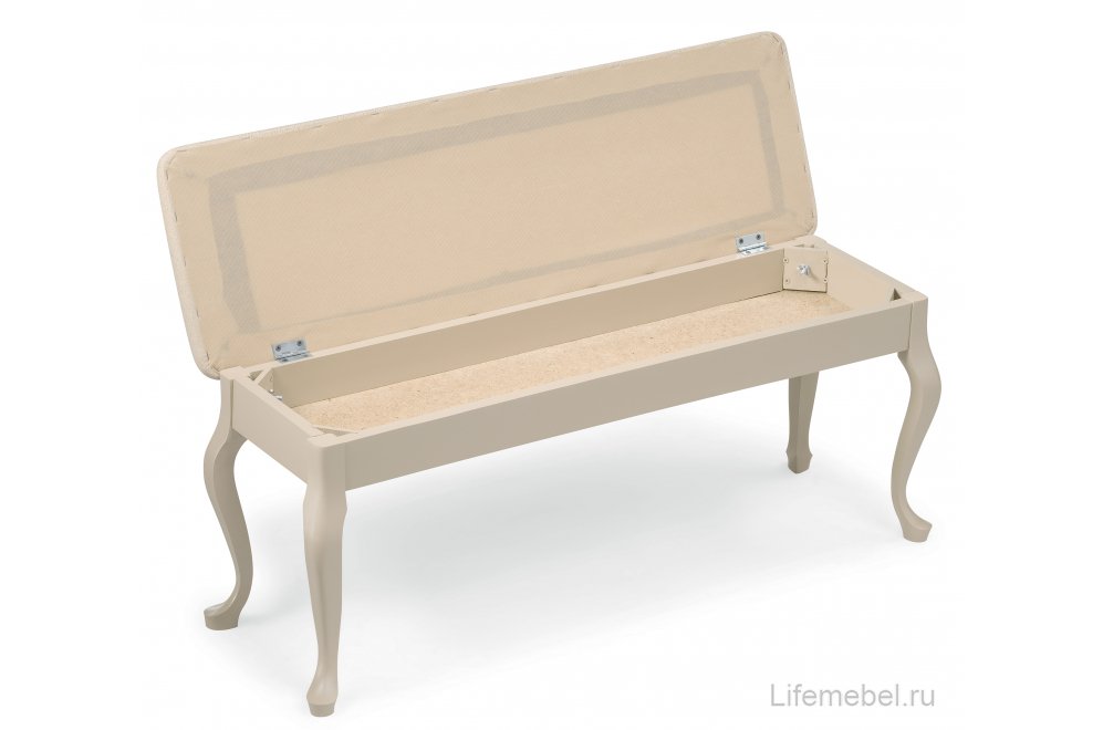 Банкетка Хиль дуб сонома / ткань бежевая  - Уцененный экземпляр