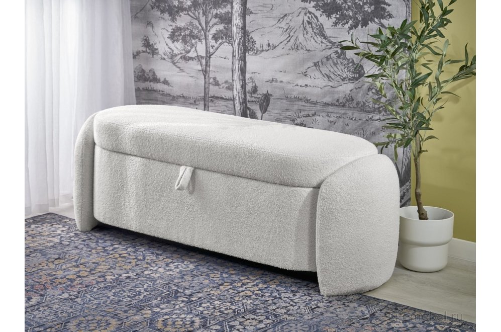 Банкетка Ficaria кремовая