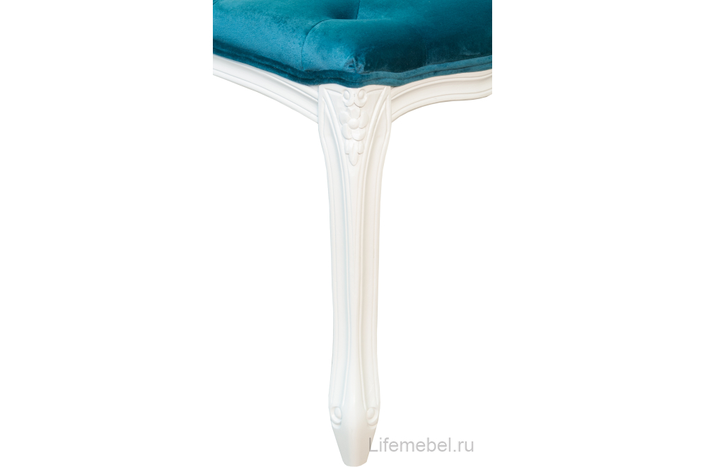 Банкетка Kina narrow 5KS24529-BW blue / white