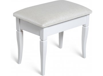 Банкетка Ретро М белый / меркурий