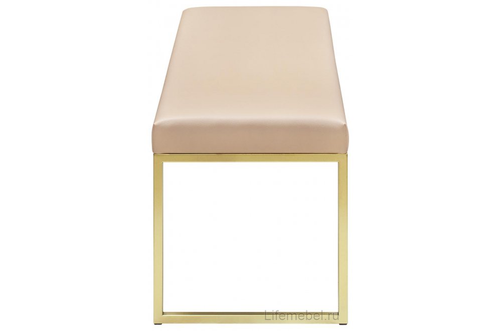 Банкетка Руга золото / light beige