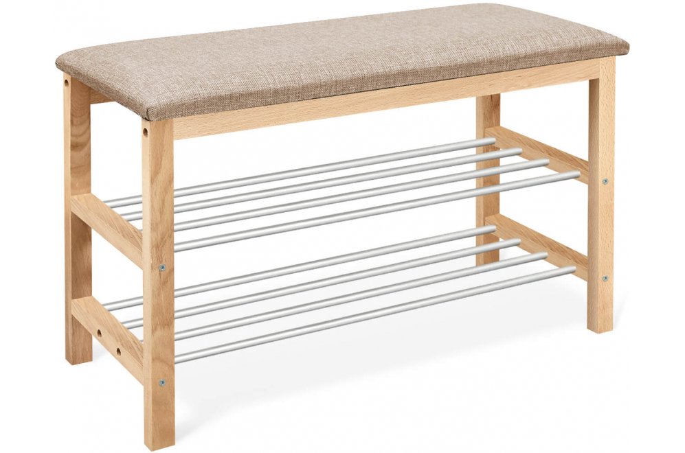 Банкетка SR-0628 прозрачный лак / кедровый