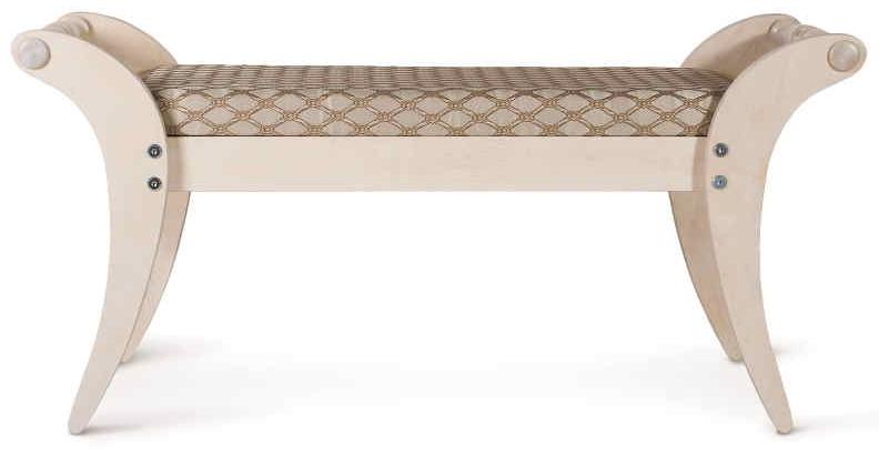 Банкетка Тиффани белый ясень