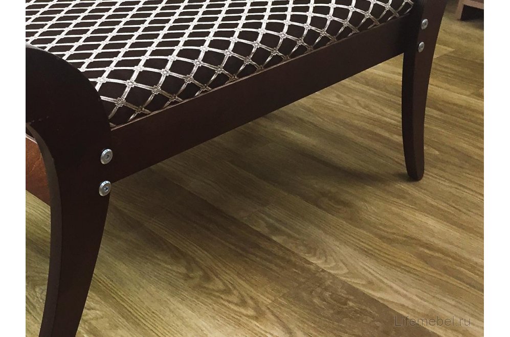 Банкетка Тиффани темно-коричневая