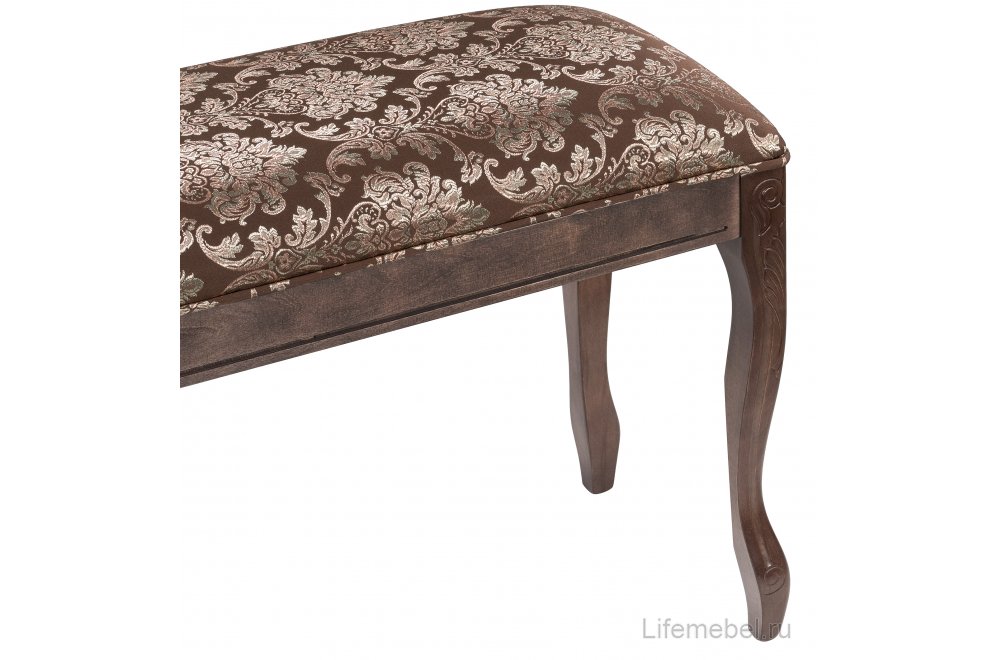 Банкетка  Валентино орех / шоколад